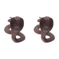 thumbnail image 1 of 2X SimulacióN Modelo de Reptil Serpiente para Cobra Gafas Anfibias Modelo Kingsnake Ordenado Adornos de Juguete, 1 of 4