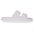 thumbnail image 4 of FOAMWALK Women's Soft and Comfy Textured EVA Slide Sandals - EVA Textured Cloud Slides for Women, White, 10/11, 4 of 9