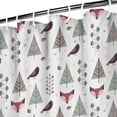 thumbnail image 3 of Christmas Forest Pattern Shower Curtain 84"x72" ,Bathroom Decorative Shower Curtains Set with 12 Hooks,Modern Waterproof Washable Shower Curtain, 3 of 6