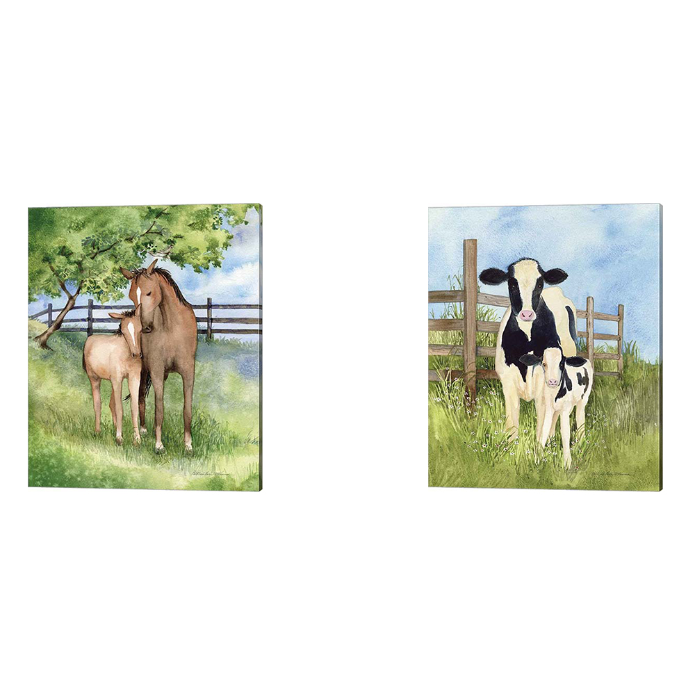 Great Art Now Farm Family B by Kathleen Parr McKenna 2 Piece Canvas Art ...