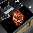 thumbnail image 3 of Alfombrilla de ratón XXL para teléfono con película Los juegos del hambre, para gamers, PC, ordenador, otaku, con borde de bloqueo, personalizada, para bricolaje, para portátil, escritorio, 3 of 5
