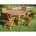 thumbnail image 1 of International Caravan Marbella 5 Piece Wood Patio Dining Set, 1 of 1