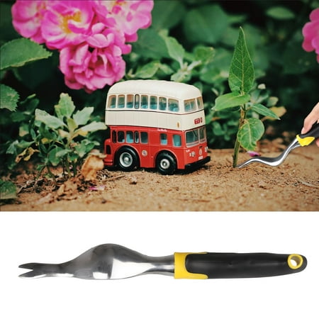 Best Tools For Gardening EEEKit Hand Weeder Tool Garden Weeder & Manual Weed Puller with Large Ergonomic Handle, Garden Lawn Farmland Transplant Gardening Bonsai Tools, Best for Lawn and Garden Weeding ()