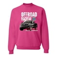 thumbnail image 2 of Wild Bobby, Ford Offroad Machine Classic Built Tough 4x4 Off Road, Cars and Trucks, Unisex Crewneck Graphic Sweatshirt, Fuschia, 3X-Large, 2 of 4