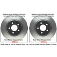 thumbnail image 6 of Detroit Axle - 8pc Front Rear Drilled Brake Rotors and Pads Kit Replacement for Chevy Trailblazer GMC Envoy, 6 of 9
