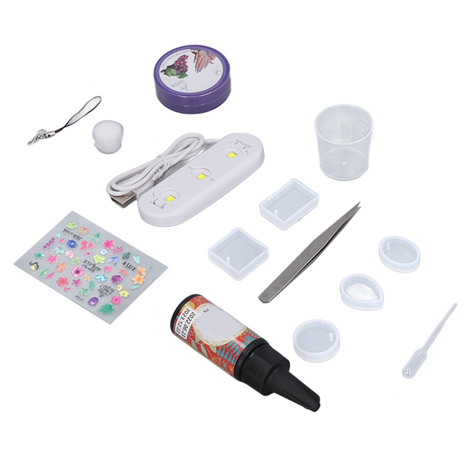 UV Resin Kit, Easy To Use UV Resin Glue Kit For Pendant Making