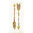 thumbnail image 2 of Pela Studio 17x32 Gold Ornate Wood Framed with Double Matting Museum Art Print Titled - Beautiful Arrows I, 2 of 4