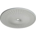 thumbnail image 3 of 51"OD x 3 5/8"ID x 3 3/8"P Galveston Ceiling Medallion (Fits Canopies up to 5 7/8"), Hand-Painted Frost, 3 of 6