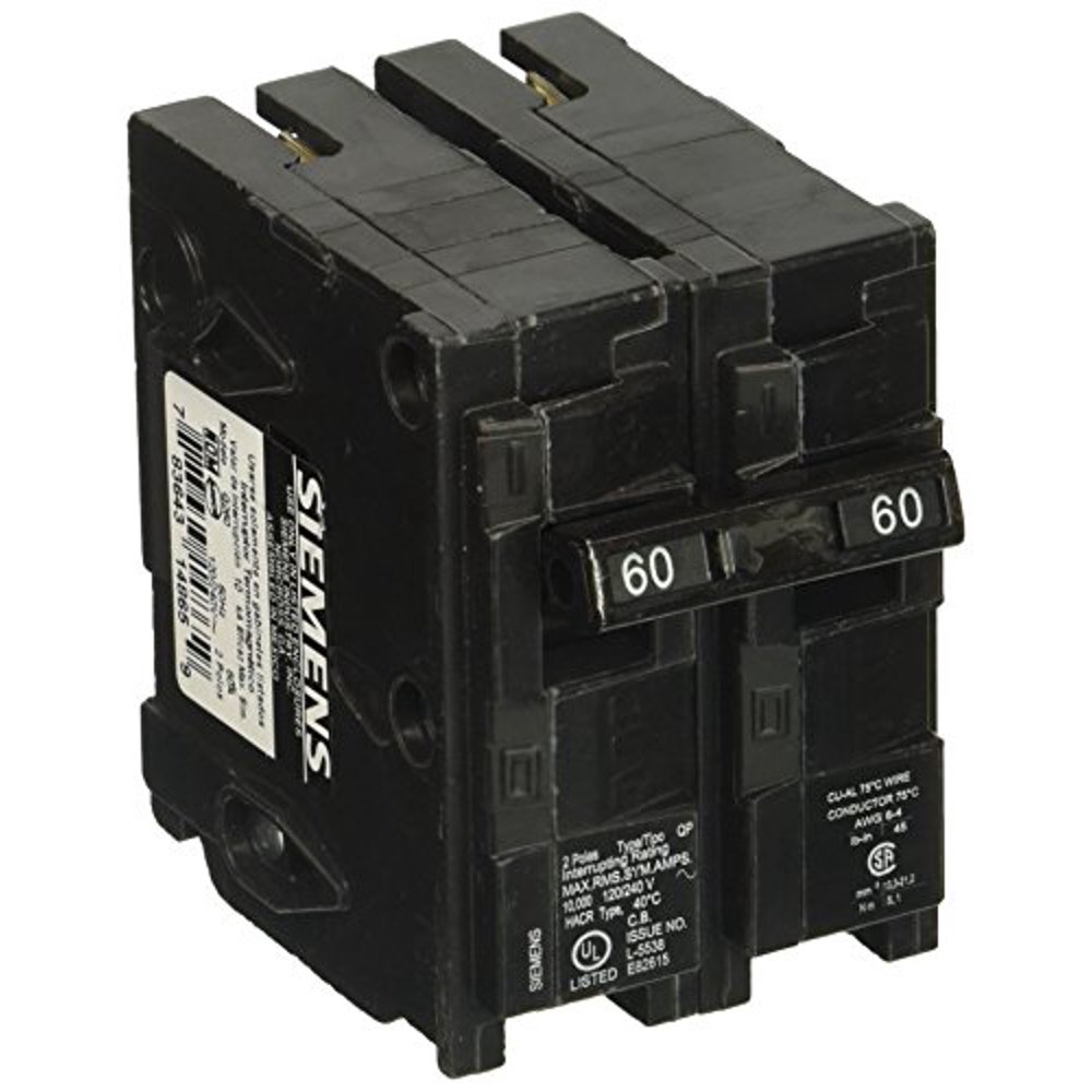 Q260 60Amp Double Pole Type QP Circuit Breaker