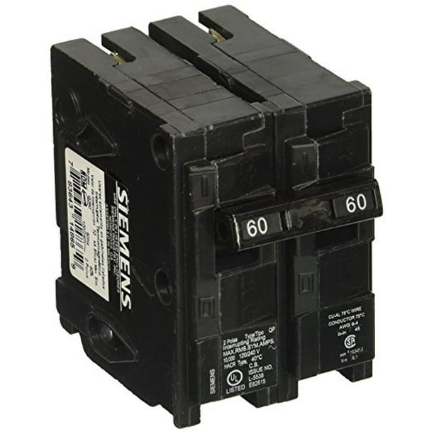 Q260 60 Amp Double Pole Type Qp Circuit Breaker Walmart Com Walmart Com