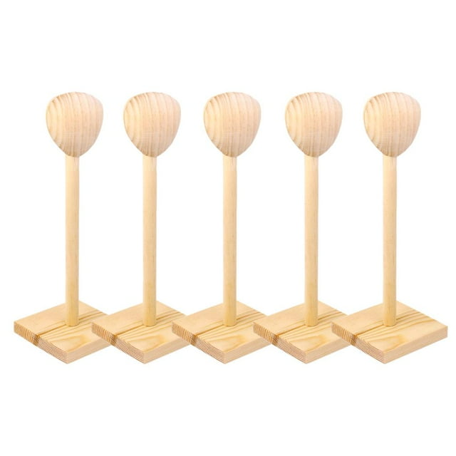 Soporte de Exhibición de Peluca de cabellero de para 1/3 Piezas de Muñeca BJD , 5 Piezas Hugo Soporte para pelucas para muñecas