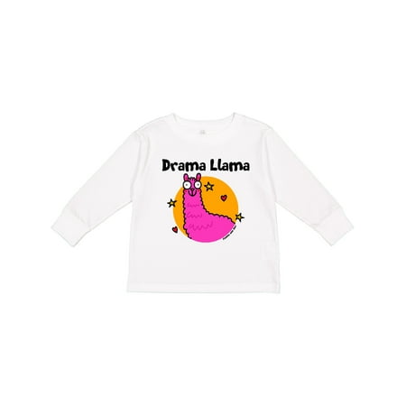 

Inktastic Drama Llama Gift Toddler Boy or Toddler Girl Long Sleeve T-Shirt