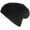 Black, variant on Headchange Ribbed Slouch Knit Beanie (Red)
