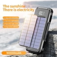 thumbnail image 7 of 20000mAh Solar Power Bank 4 USB Portable Backup External Battery Charger for Cell Phone Black, 7 of 7