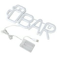 thumbnail image 2 of LED Neon Sign BAR Shape Design USB Or Battery Powered High Safety Widely Used Bar Neon Light for Bedroom Party Backyard White BAR, 2 of 20