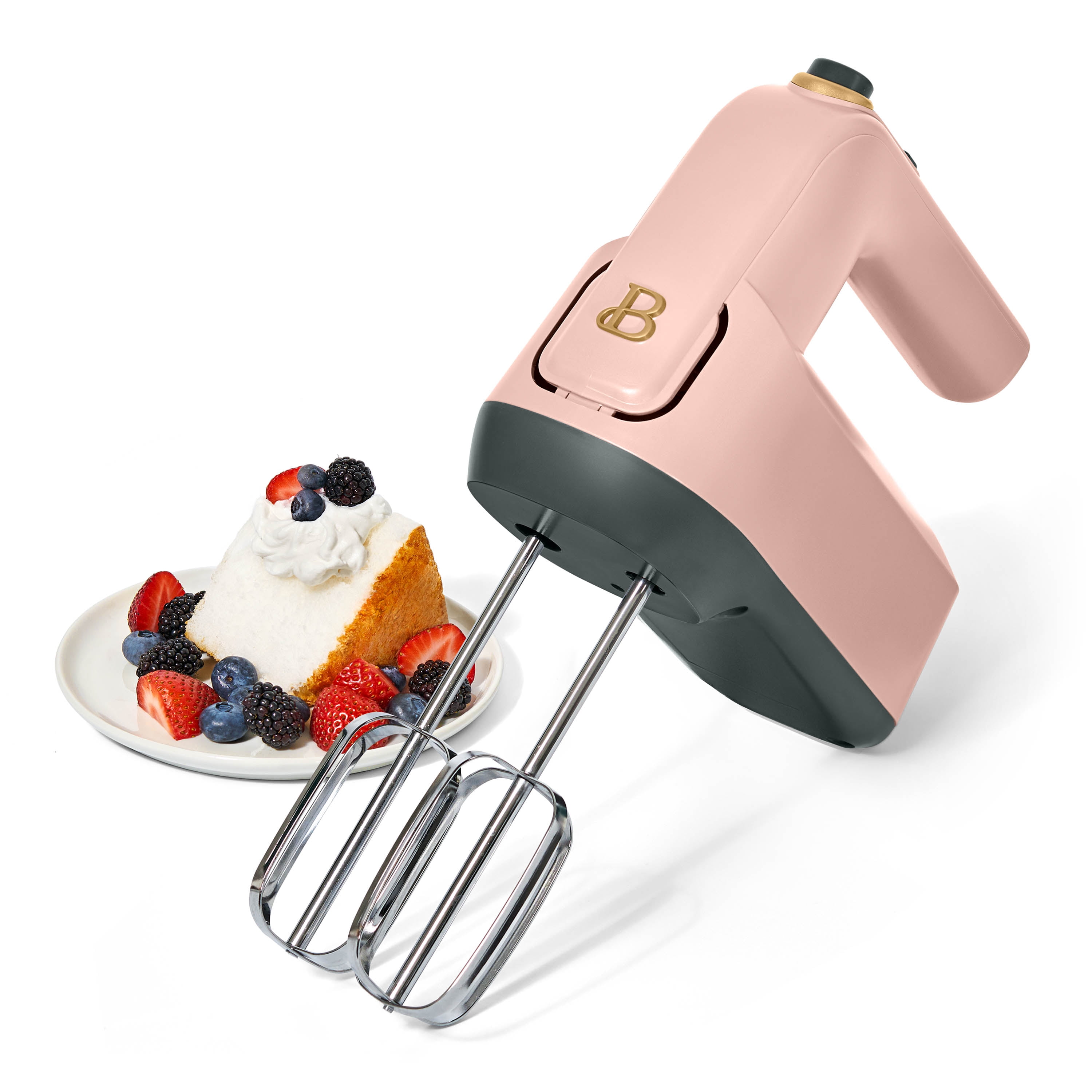 Beautiful 6-Speed Electric Hand Mixer, Rose by Drew Barrymore
