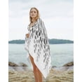 thumbnail image 2 of Gray Eucalyptus Leaves Beach Towels Oversized Super Absorbent, Watercolor Floral Leaf Plants Lightweight Bath Towel Quick Dry Sets For Bathroom/Pool/Rv Camping/Beach Play/Gym Room/Picnic 23"x47", 2 of 8