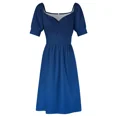thumbnail image 5 of Blue.Symbolizes inspiration stability kindness. Ombre. gradient. Sleeveless Dress women clothes clothes, 5 of 7