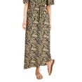 thumbnail image 3 of INC International Concepts Women's Zebra Maxi Dress Brown Size Medium, 3 of 3