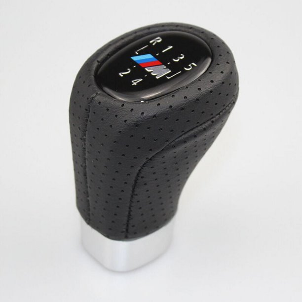 Perilla de cambio de marchas de 5 velocidades para BMW E34 E36 E38 E39 E46 E53 E60 E61 E63 E64 E83 E90 E91 E92 E93 Perilla de cambio de marchas de balonmano (modelo de 5 velocidades con