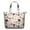 Pioneer Flower Floral-2, variant on Pioneer Flower Floral Print Pattern Travel Tote Bags for Women Carry On,Large Weekender Bags for Women Travel,Multi Functional Duffle Bag for Work,Shopping,Sports