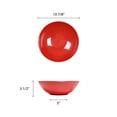 thumbnail image 2 of Excellante Passion Red Melamine Dinnerware Collection 10.75 X 10.75 Inch Bowl, 3.50 Inch Deep - 92 Oz, Comes in Each, 2 of 2