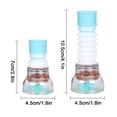 thumbnail image 2 of Rotatable Kitchen Faucet Nozzle with Clasp Water Saving Device Anti Splash Filter Flexible PP Material Easy Install 360 Degree Rotation, 2 of 8