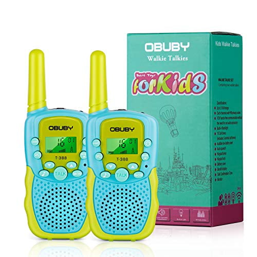 Red 2 Pack Outside Adventure 3 Miles Long Range 22 Channels Walkie Talkies for Adults Birthday Gifts for Kid SUYPAS Walkie Talkies for Kids-Way Radio Toys for 3-12 Years Old Boys Girls Camping 