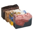thumbnail image 3 of Variety Pack of 4 Soap Bars (4oz each) – White Tea Soap, Pink Salt Bamboo Charcoal Soap, Coffee Soap, Oatmeal Soap - Essential Oil Soap Natural and Organic, 3 of 3