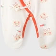 thumbnail image 5 of Newborn Baby Bodysuit for Newborn Baby Boy Girl Long Sleeve Romper Infant Solid Bodysuit Jumpsuit Red, 5 of 6