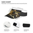 thumbnail image 3 of Sikiie 2025 Happy New Year 1 Sun Visor Hat Adjustable Velcro Golf Visor Sports Sunscreen Visor Hat for Outdoor Activities, 3 of 7