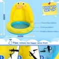 thumbnail image 4 of Popolic Inflatable Swimming Pools, Duck Baby Double-Layer Bubble Base, 4 of 7