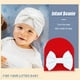 thumbnail image 2 of Sonducket Gorros de bebé, gorro con nudo de lazo, bonitos gorros para bebés, regalos de cumpleaños, accesorios cómodos para niños pequeños, mano de Sombreros nudo blanco rojo Sonducket AP009361-20B, 2 of 5