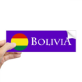 thumbnail image 1 of Bolivia South America Spain Rectangle Bumper Sticker Notebook Window Decal, 1 of 1