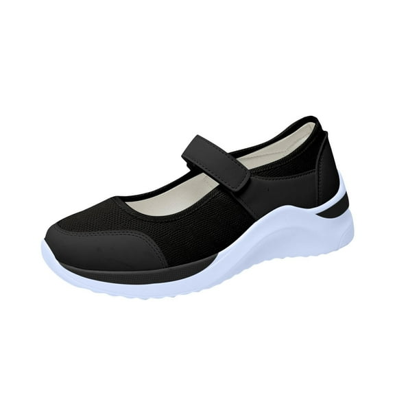 JINMGG Sneakers for Women Plus Clearance Spring Sneakers Women Casual Breathable Sport Shoes Casual Mesh Shoes Black 41