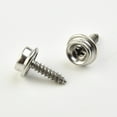 thumbnail image 4 of 30PCS Snap Fastener Stainless Canvas Caps Screw Kit For Tent Boat Marine, 4 of 12