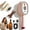 Pink, variant on 2026 Upgraded Electric Steam Brush, Rechargeable Hair Brush with Water Spray, Wet Electric Hairbrush, Red Light Air Cushion Mister, Reduce Frizz, Nourishes Hairs, Anti-Static