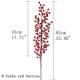 thumbnail image 3 of Ramo de flores artificiales de frutos rojos, planta falsa para decoración de jarrones del hogar, adornos para árboles de Navidad, fiesta de Año Nuevo 2023, decoración navideña, 3 of 5