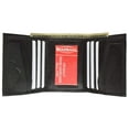 thumbnail image 2 of Mens Genuine Leather Trifold ID Window Vertical Card Slots Wallet 1855 CF, 2 of 9