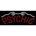 thumbnail image 1 of Red Psychic LED Neon Sign 13" Tall x 32" Wide - inches Black Square Cut Acrylic Backing, with Dimmer - Bright and Premium built indoor LED Neon Sign for Storefront., 1 of 7