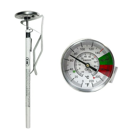 rattleware Original Easy Steam Thermometer, 25mm Dial, 5in Stem, 97110