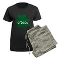 thumbnail image 5 of CafePress - Obaby Shamrock Women's Dark Pajamas - Women's Short Sleeve Print T-Shirt and Pants Dark Cotton Pajama Set, 5 of 7