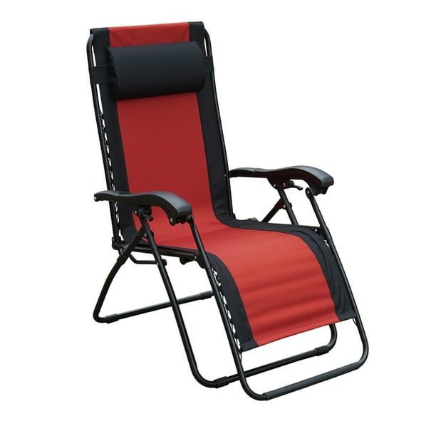 Living Accents Red Zero Gravity Relaxer Chair