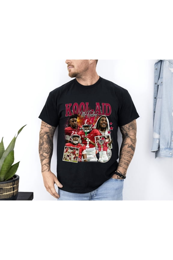 Vintage 90s Graphic Style Kool-Aid McKinstry T-Shirt, Kool-Aid McKinstry shirt, American Football Bootleg Tee,Black Color,Size M