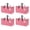 Pink-4, variant on Clear-6 Extra Large Heavy Duty Storage Totes 6 Pack Moving and Home Organization