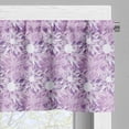 thumbnail image 3 of Ambesonne Retro Valance Pack of 2, Digital Floral Design, 54"X18", Lilac and Lavender, 3 of 5