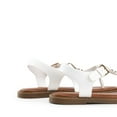 thumbnail image 3 of DREAM PAIRS Dressy T-Strap Flat Thong Sandals for Women Comfort Roman Gladiator Casual Summer Beach Flip Flop Shoes with Adjustable Back Ankle Strap, 3 of 8