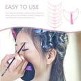 thumbnail image 2 of FUEENIRVA 3Sets Convenient Pink Plastic Eyebrow Template Handheld Stencils for Quick Makeup, 2 of 6