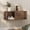 Brown, variant on SENYUM Upgrade Floating Nightstand with Sliding Doors, Modern Fluted Large Night Stand Storage Shelf Wall Mounted Bedside Tables for Bedroom