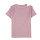 thumbnail image 2 of Camiseta básica recortada bar III para mujer rosa pequeña, 2 of 2